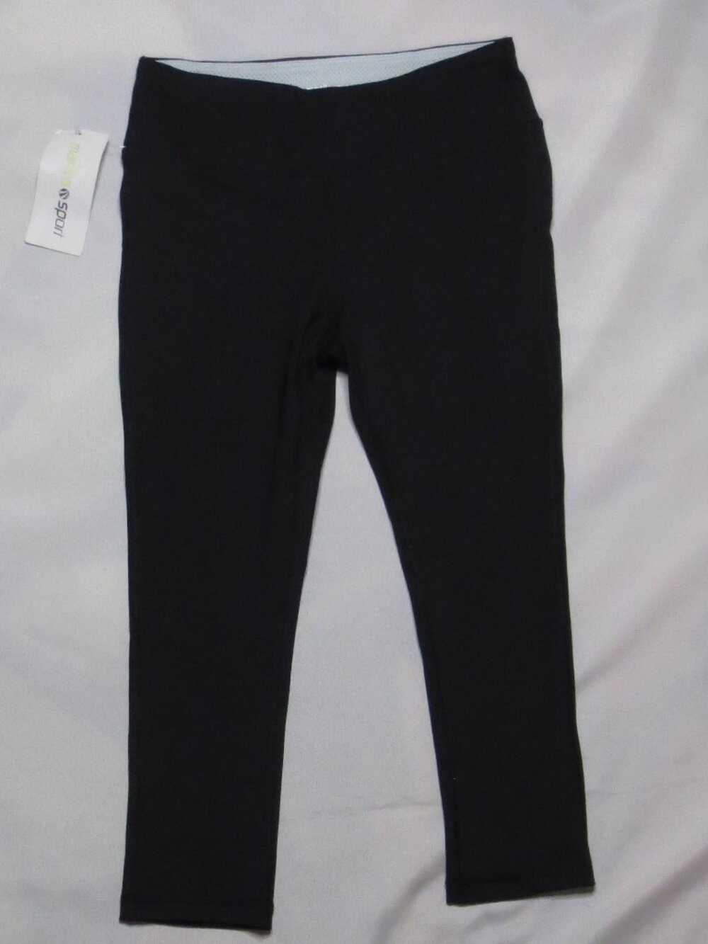 NWT MARIKA girls LEGGINGS black SPORT athletic STRETCH SIZE 4/6